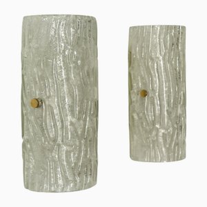 Lampade da parete di Toni Zuccheri per Archimede Seguso, anni '50, set di 2