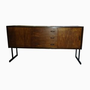 Mid-Century Modern Sideboard in Teak with Metal Legs, 1960s