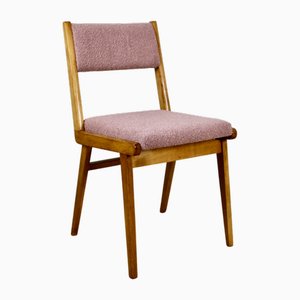 Sillas Bouclé vintage en rosa, 1975. Juego de 6