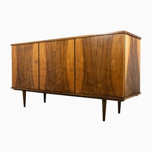 Vintage Sideboard aus Nussholz von LFM, Polen, 1970er