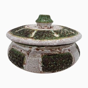 Vintage Ceramic Box by Marcel Giraud Cardelle from Vallauris, 1960s