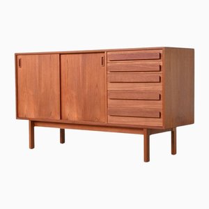 Sideboard aus Teak von Anton Borg Randers für Randers Møbelfabrik, Dänemark, 1960er