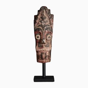 Traditional Batak Painted Wooden Mask