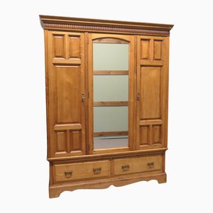 Arts & Crafts Ash Wardrobe, 1880s