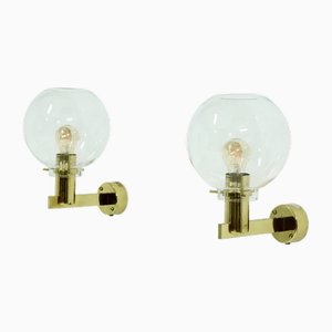Wall Lamps by Hans-Agne Jakobsson for Markaryd, 1960s, Set of 2