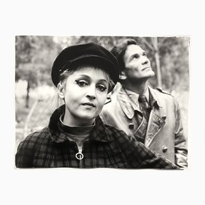 Elisabetta Catalano, Pier Paolo Pasolini y Laura Betti, 1969, Impresión en gelatina de plata