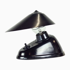 Brown Bakelite Lamp by Bauhaus Team for Esc Zukov, 1930s