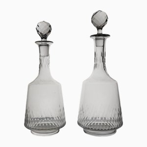 Richelieu Crystal Carafes from Baccarat, 1890s, Set of 2
