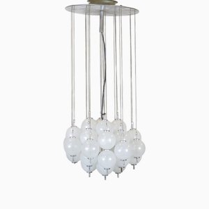 Lampada a sospensione vintage di Mazzega, anni '70