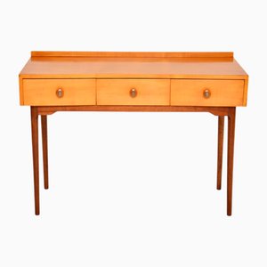 Table Console Vintage en Bois Satiné, 1950