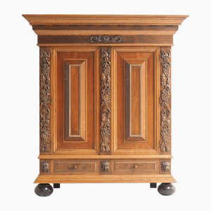 Vintage Dutch Freestanding Armoire, 1920s