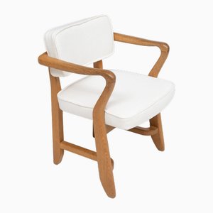 Armchair by Guillerme et Chambron for Votre Maison, 1950s