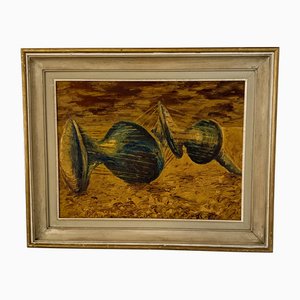 Gillian Eccles, Vessels, 1960, acrilico, con cornice