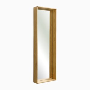 Campo Minimalist Wall Mirror in Oak by Filipe & Viricel