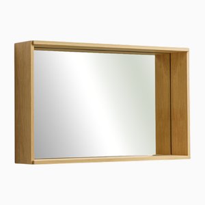 Campo Minimalist Wall Mirror in Oak by Filipe & Viricel