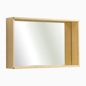 Campo Minimalist Wall Mirror in Ash by Filipe & Viricel