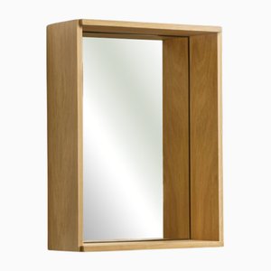 Campo Minimalist Wall Mirror in Oak by Filipe & Viricel