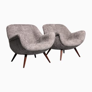 Fauteuils par Gustav Bergmann pour Lippe, 1960, Set de 2