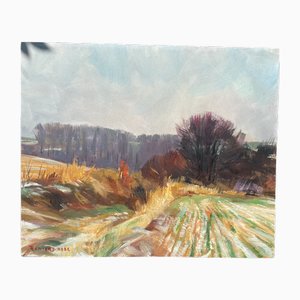 Tony Reniers, Landscape, 1984, Oil on Panel