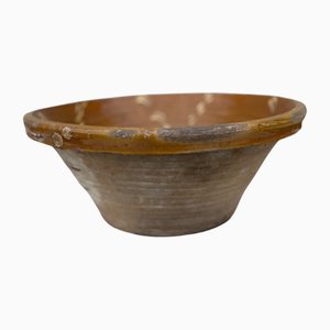 Große antike spanische Lebrillo Schale, 1890er