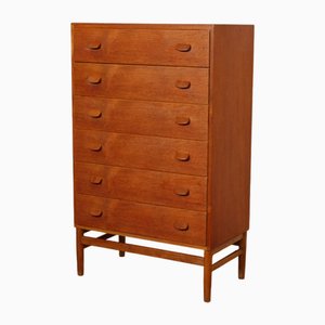 Vintage Danish Chest of Drawers in Teak by Poul M. Volther for FDB Møbler