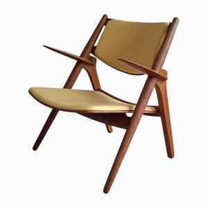 Sillón CH28 de Hans J. Wegner para Carl Hansen & Son, años 50