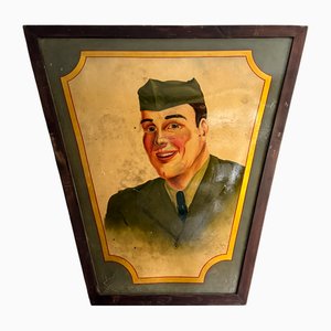 Large Circus Art Sign by Edwin Hall, 1920s