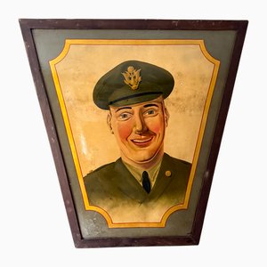 Large Circus Art Sign by Edwin Hall, 1920s