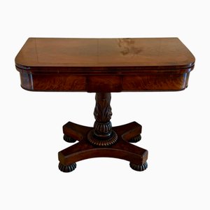 Table Console William IV Antique en Acajou, 1835