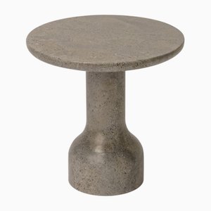 Peso Minimalistischer Runder Beistelltisch aus Kalkstein von Depping & Jørgensen