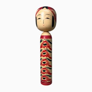 Japanese Togatta Kokeshi by Konno Kashiku, 1970s