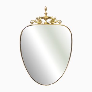 Italian Mirror with Swans, 1940s