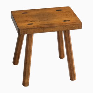 Vintage French Milking Stool, 1960s