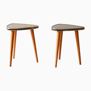 Tavolini da caffè vintage in formica, Scandinavia, anni '70, set di 2