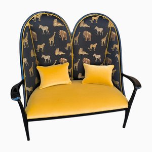 Vintage Safari Sofa, 1950er