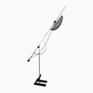 Adjustable Compass Floor Lamp in Steel, 1970s