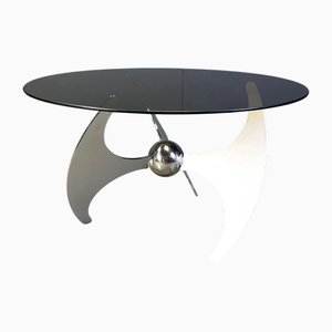 Adjustable Helix Dining Table from Luciano Campanini, 1970s