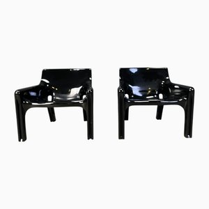 Vicario Sessel von Vico Magistretti für Artemide, 1970er, 2er Set