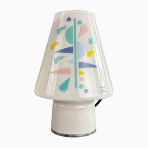 Vintage Bibi Table Lamp in Colored Glass by Alessandro Mendini for Artemide, 1990s