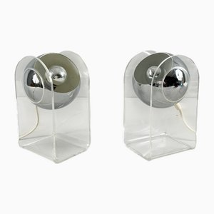 Space Age Model 540P Table Lamps by Gino Sarfatti for Arteluce, Italy, 1960s, Set of 2