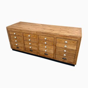 Doppelseitige Theke mit 20 Schubladen, 1960er