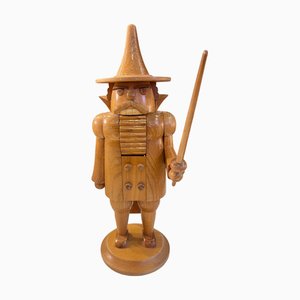 Schiaccianoci vintage in legno naturale di GKW Wache, anni '70