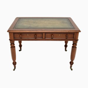 Scrivania William IV in pelle, metà XIX secolo