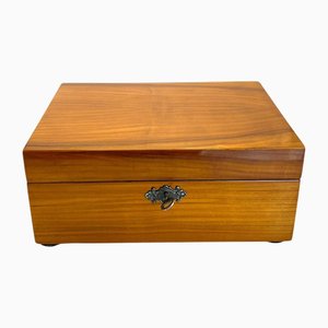 Biedermeier Box in Cherry Veneer, South Germany, 1820s