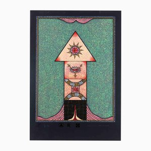 Mino Meno, La freccia dei numeri, Serigrafia, anni '80