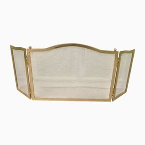 French Brass Fire Guard, 1930