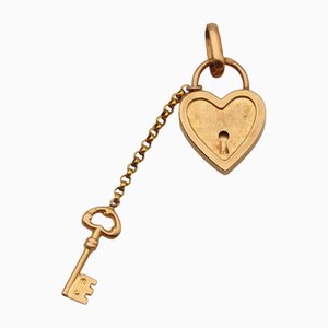 Pendentif Clé Cadenas Coeur