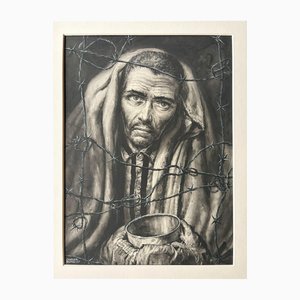 Charles Burki, The Prisoner, 1965, Paper