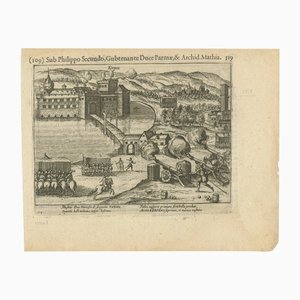 Baudartius, Siege of Kerpen Under Duke of Parma, 1616, Paper, Framed