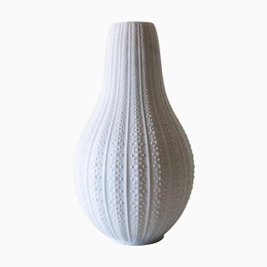 Vintage Relief Vase aus Porzellan von Heinrich & Co., 1950er